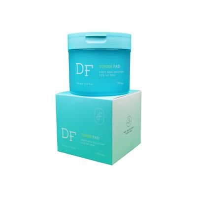 DFRAU Vegan Toner Pads for Face - Hydrating, Soothing Exfoliating with Niacinamide, Centella, Ginseng - Brightening, Anti-Aging, Pore Minimizer for All Skin Types, Korean Skin Care (70 Pads)
