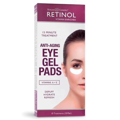 Retinol Anti-Aging Eye Gel Pads - The Original Retinol Instant De-Puff Treatment - Soothing Vitamin A Eye Gel Pads Reduce Puffiness Refresh For A Quick, Visible Improvement in Appearance of Eyes