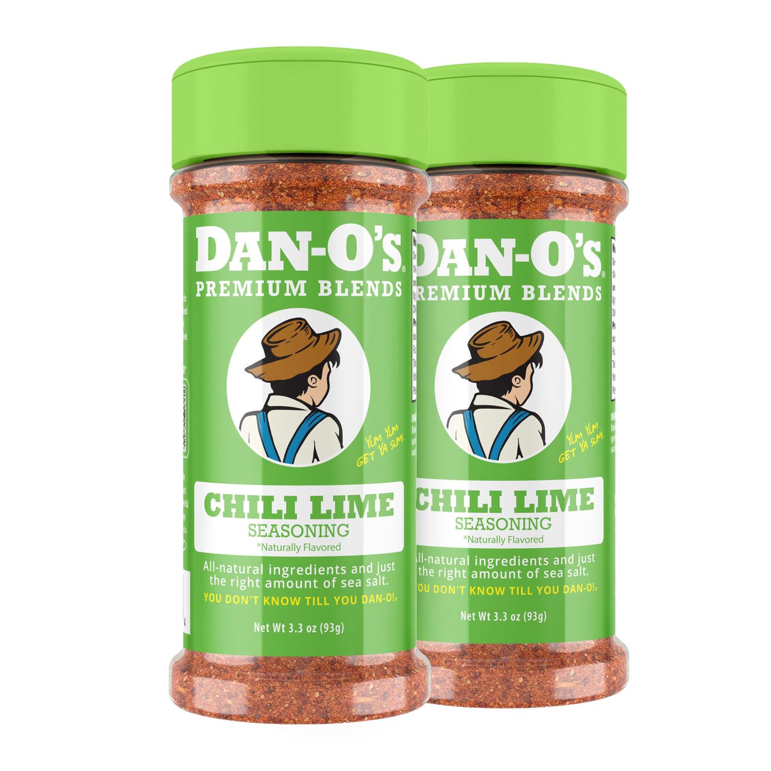 Dan-O&#39;s Small Chili Lime Seasoning- 2 Pack (3.3 oz Pack of 2)