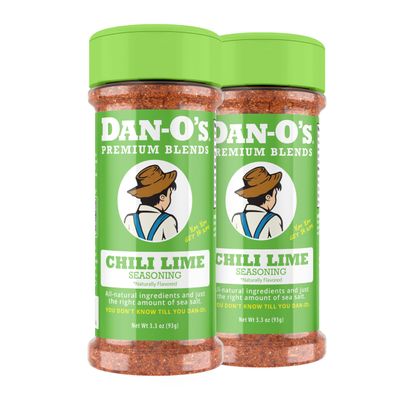 Dan-O&#39;s Small Chili Lime Seasoning- 2 Pack (3.3 oz Pack of 2)