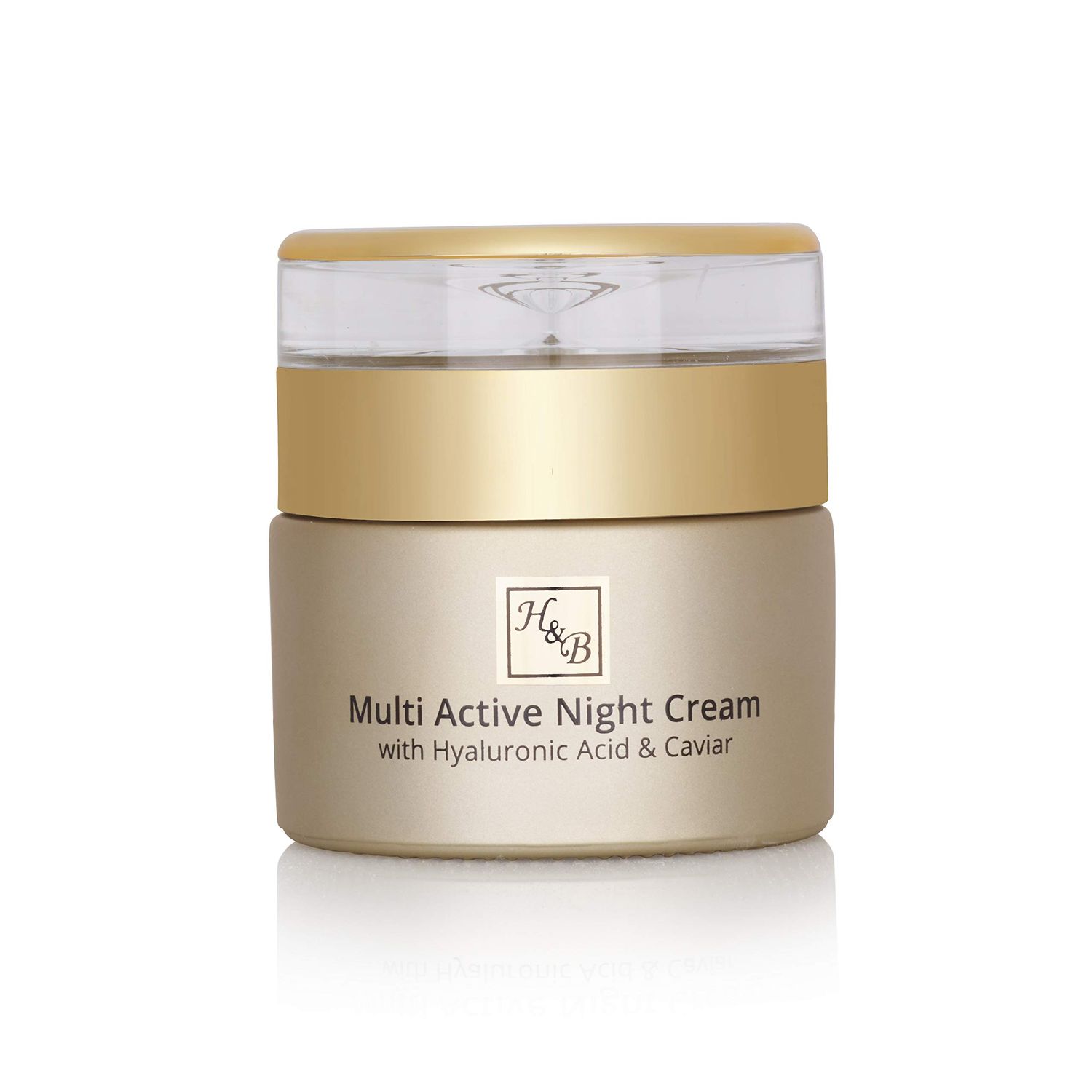 HB Multi-Active Night Cream Anti-Aging Face Moisturizer for Women Hyaluronic Acid Caviar Extract