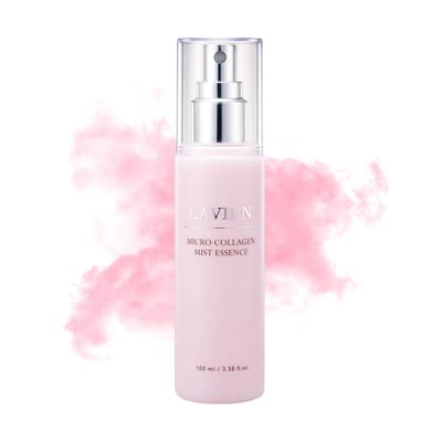LAVIEN Micro Collagen Mist Essence - Hydrating Facial Spray with Collagen, Niacinamide, Ceramide NP Elastin - Skincare Spray for Redness Smooth Skin - Suitable for All Skin Types - 3.38 fl. Oz.