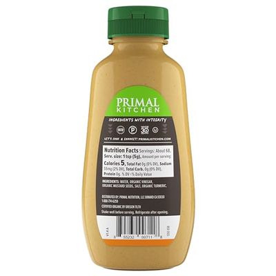 Primal Kitchen, Spicy Brown Mustard, 12 oz