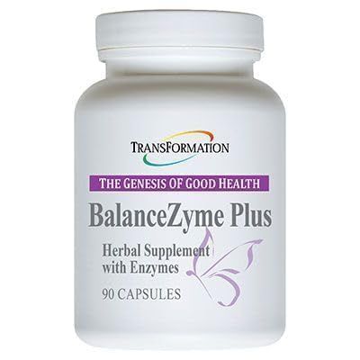 TRANSFORMATION THE GENESIS OF GOOD HEALTH BalanceZyme Plus for Women Men, Digestive Enzymes for Digestive Health Gut Health, 90 Capsules