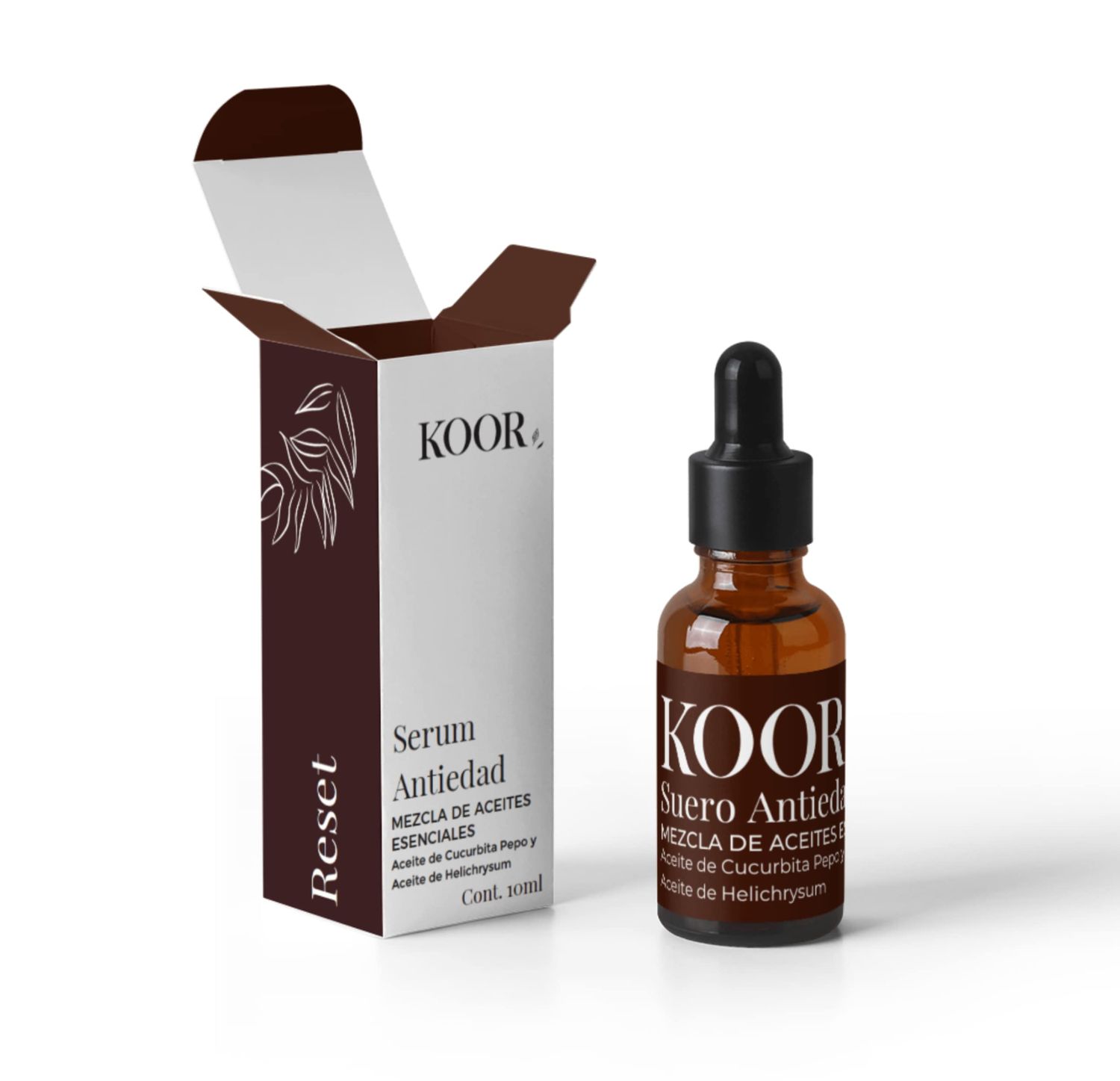 KOOR RESET - Anti-Aging Serum with Immortelle Pumpkin Lightweight Hydrating Formula for a Smooth, Youthful Complexion 10ml