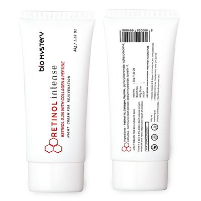 Bio Mystery Retinol 0.1 Intense Cream with Collagen Peptide (35 Gram 1.23 Oz)