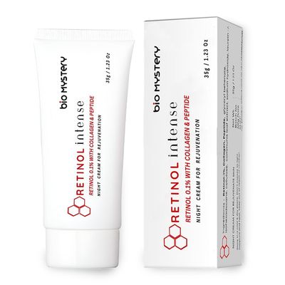 Bio Mystery Retinol 0.1 Intense Cream with Collagen Peptide (35 Gram 1.23 Oz)