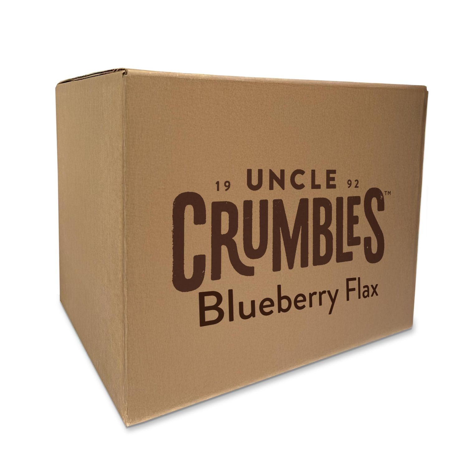 Uncle Crumbles Granola Bulk Box, Blueberry Flax - Gluten Free, Kosher, Non-GMO - Oat Cereal for Restaurants, Food Service, and Events - 25lb Box