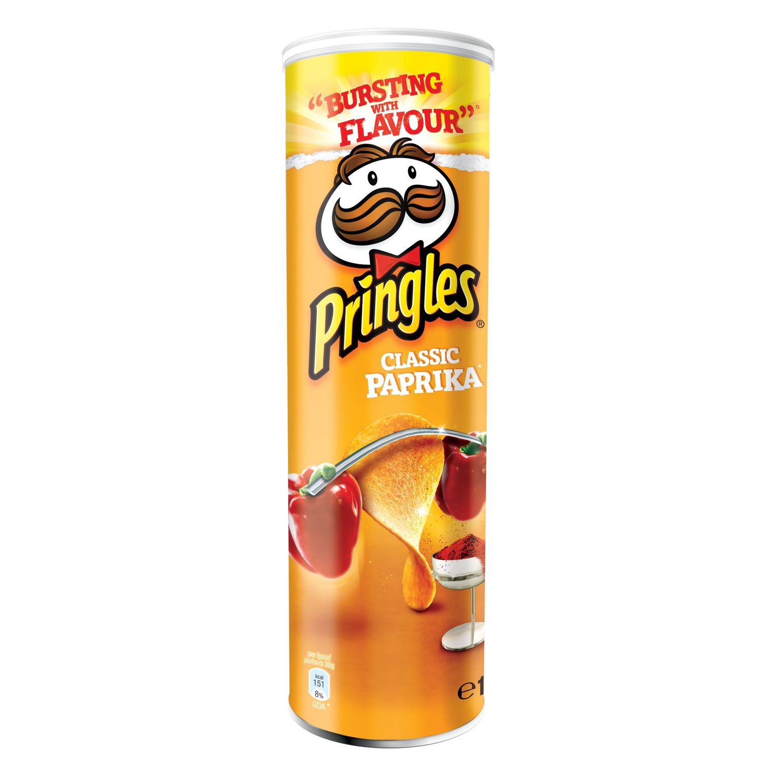 PRINGLES potato chips - Classic Paprika - 1 can 190g