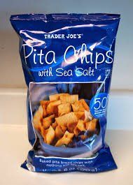 Trader Joe&#39;s Pita Chips With Sea Salt ( pack of 1)