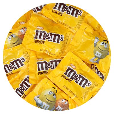 PeanutMM Fun Size Chocolate Candy, 1 Pound Bulk Bag, Individually Wrapped Candy