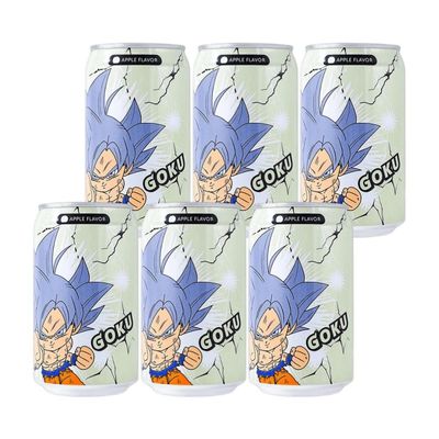 Ocean Bomb Dragon Ball Sparkling Water (EXCLUSIVE) - Apple Flavor - 11.1 fl oz (330ml) - Pack of 6