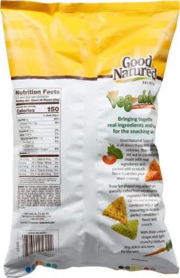 Good Natured Selects Veg-Ables! Crispy PotatoVeggie Snacks, Sharing Size Bags (3-Pack)