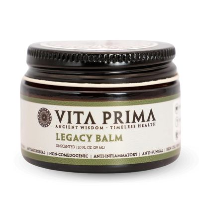 Vita Prima Legacy Tallow Balm, made with Grass Fed Beef Tallow Organic Beeswax, Face Skin Moisturizer, all in one Beef Tallow Skincare (one ounce)