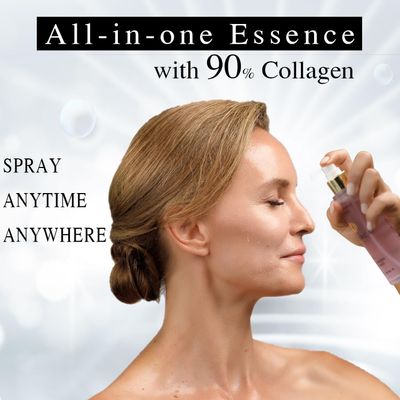 BRIGHCA Melting 90 Collagen Essence Mist (2.7 Fl Oz) Anti Aging, Renew Skin Cells and Protect Skin Barrier with 90 Marine Collagen and TriAqua Mender