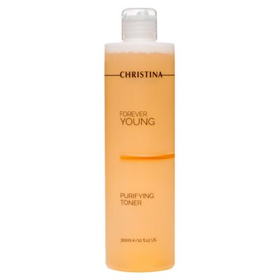 Christina Forever Young Balanced pH Toner for Face Witch Hazel Facial Toner Skin Purification and Refreshing Toning Gentle Hydration and Effective Formula 300ml