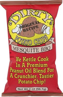 Dirty Chips Mesquite BBQ Potato Chips, 2 oz