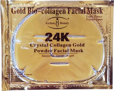 Luxurious 24k Gold Bio-collagen Facial Mask (5pcs)