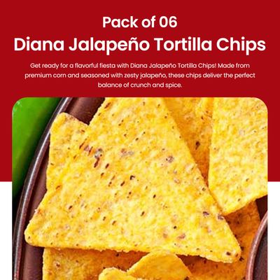 Diana Jalape o Tortilla Chips 3.84oz (Pack of 6)