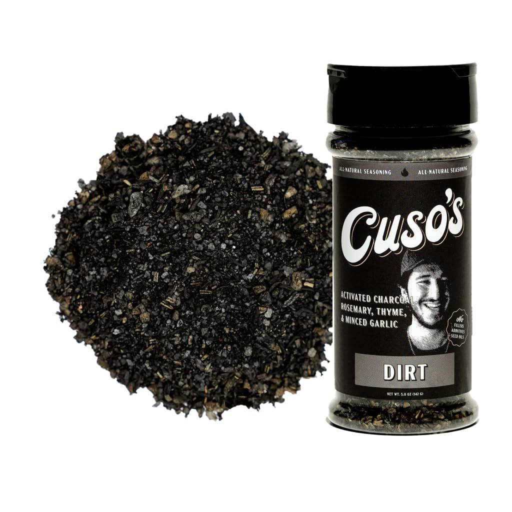 Cuso s Dirt BBQ Seasoning - Dirt Rub - Bold Steak Brisket Seasoning for Smoking - Dry Rub for Meat - Steak Seasonings, Beef Rubs for Smoking BBQ