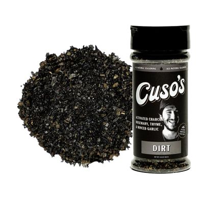 Cuso s Dirt BBQ Seasoning - Dirt Rub - Bold Steak Brisket Seasoning for Smoking - Dry Rub for Meat - Steak Seasonings, Beef Rubs for Smoking BBQ
