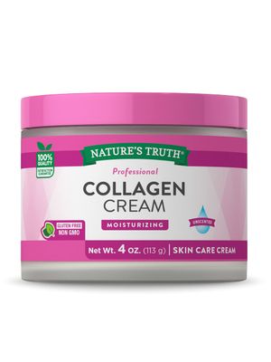 Nature&#39;s Truth Collagen Cream 4 oz Professional Strength Paraben SLS Free, Gluten Free For Face and Body