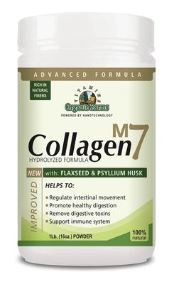 Organic Farms Vitamins Collagen M7-1Lb. (16oz.) Powder - Promotes Healthy Digestion - 100 Natural - Dietary Supplement