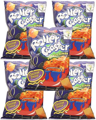 Jack&#39;n Jill, Roller Coaster Cheddar Cheese Potato Rings (Pack of 5), Imported from The Philippines, 3.00 oz (each)