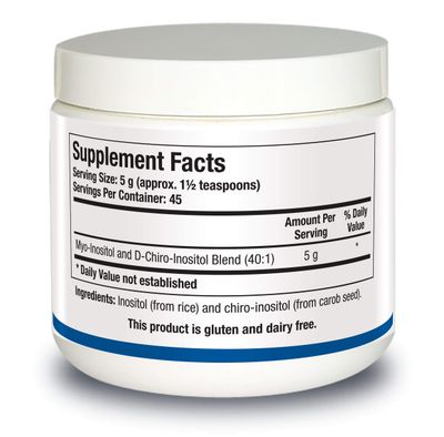 Biotics Research Balanced B8 Powder, Myo inositol and D Chiro inositol, 40:1 Ratio, Women s Health, Neural Communication, Fat Metabolism, Vascular Health, Hair Growth 8 Ounces