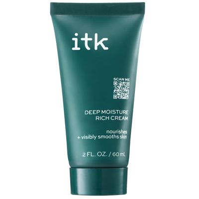 ITK Skincare Deep Moisture Anti Aging Face Cream With Hyaluronic Acid Ceramides Shea Butter For Nourishing Rich Hydration - Reduce Fine Lines Wrinkles - Moisturize Smooth Dry Skin