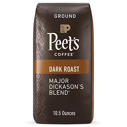 Peet&#39;s Coffee, Dark Roast Ground Coffee - Major Dickason&#39;s Blend 10.5 Ounce Bag