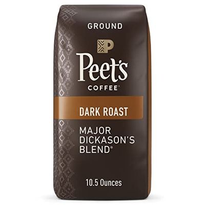 Peet&#39;s Coffee, Dark Roast Ground Coffee - Major Dickason&#39;s Blend 10.5 Ounce Bag