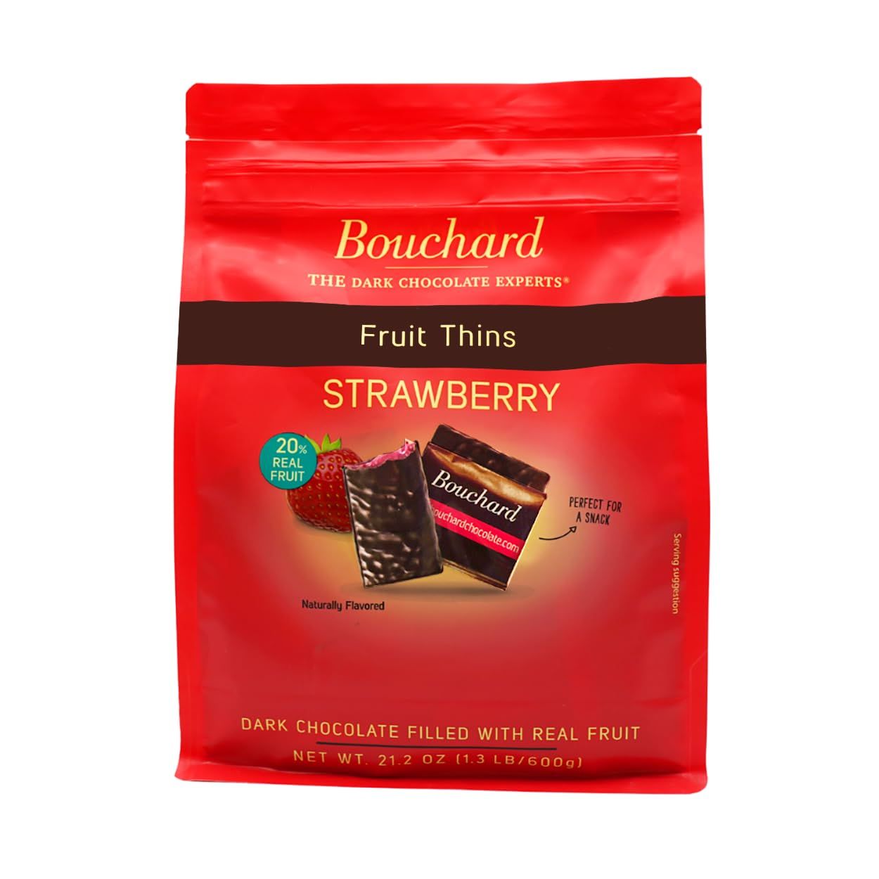 Dark Chocolate Strawberry Thins 21.2 OZ (1.3 LB600g)