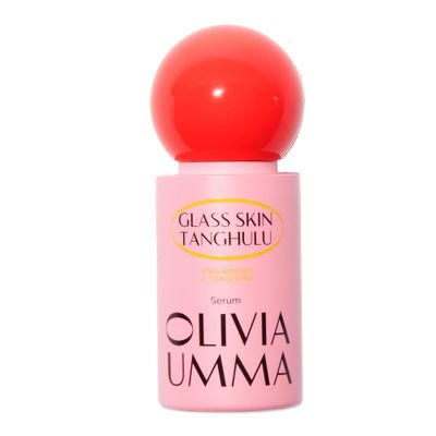 OLIVIAUMMA Glass Skin Tanghulu Strawberry Tangerine Serum - Anti Aging Korean Face Serum with Niacinamide Vitamin C, B, A, E - Brightening Hydrating Korean Skin Care for Face - 40ml