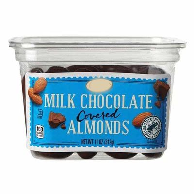 Milk Chocolate Covered Almonds, 10 oz, Fair Europeon Germany Trade Cocoa, Smooth Creamy, Gift Snack Treat for Family Friends by Choceur