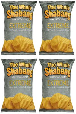 The Whole Shabang Chips - 4 Extreme Bags of Fresh Moon Lodge Chips, 6 Ounce Bags (Pack of 4)