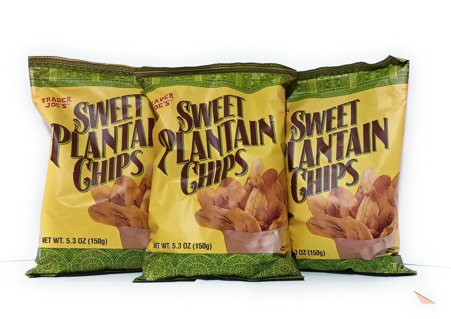 Trader Joe&#39;s Sweet Plantain Chips, 5.3 oz, Pack of 3