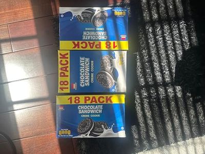 Chocolate Sandwich Creme Cookie, 18 Pack, 10.1 oz