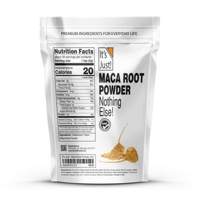It's Just! - Yellow Maca Root Powder, Product of Peru, Raw Natural Superfood, Gelatinized for Easy Disgestion, Supports Immune, Energy, Health, 10oz