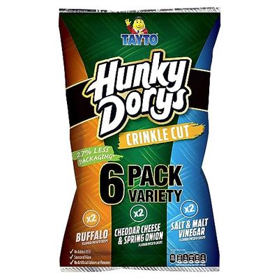HUNKY DORY Crisps from Ireland - VARIETY 6 PACK