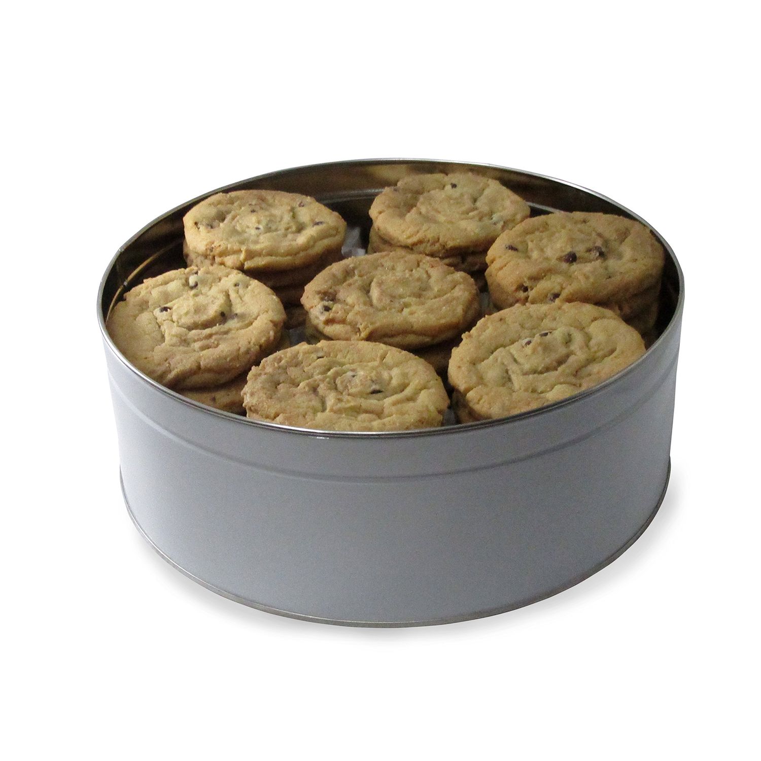 Fresh Baked Chocolate Chip Cookie Tins, Comes in Multiple Sizes Gimmee Jimmy&#39;s Authentic Cookies-3 Pound Tin