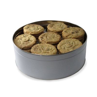 Fresh Baked Chocolate Chip Cookie Tins, Comes in Multiple Sizes Gimmee Jimmy&#39;s Authentic Cookies-3 Pound Tin