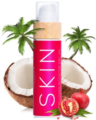COCOSOLIS SKIN Collagen Booster Bio Oil - Anti-Aging Collagen Lotion for Skin Tightening with Rosehip and Essential oils - Collagen Oil for Face and Body - Smooths and reduces wrinkles
