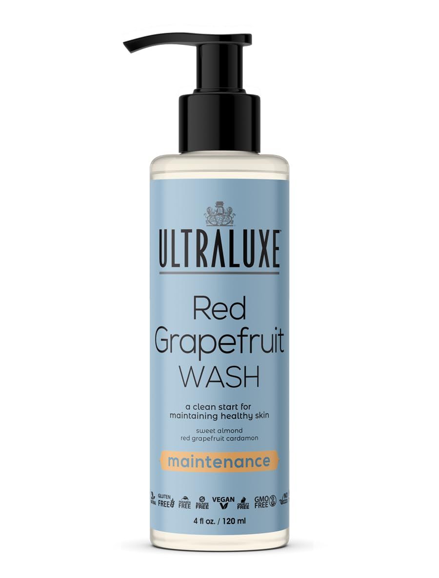 ULTRALUXE SKIN CARE Red Grapefruit Wash, 4 Fl Oz