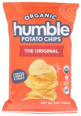 Humble Potato Chips Co Organic The Original Potato Chips, 5 OZ
