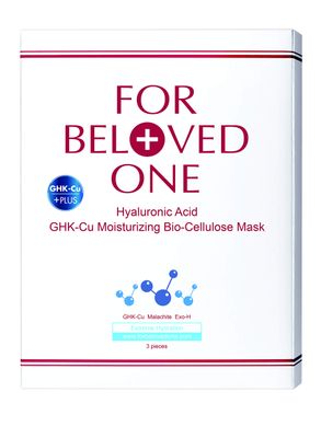 For Beloved One Hyaluronic Acid Moisturizing Bio-Cellulose Facial Mask (Pack of 3)