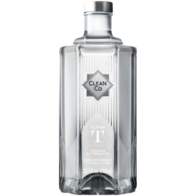 Clean Co Non-Alcoholic Tequila Alternative 700ml Bottle Made in England Premium Alcohol-Free Spirit Sugar Free, Gluten Free Spirits