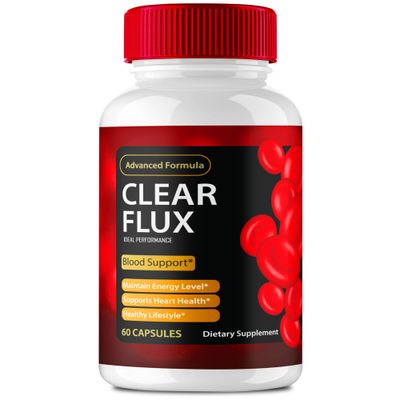 Clear Flux Supplement, Super Boost Clear Flux Supplement, Clear Flux Pills, Official Formula, Premium Support to Maintain Stable Levels Healthy Circulation, Clear Flux Health Reviews (60 Capsules)