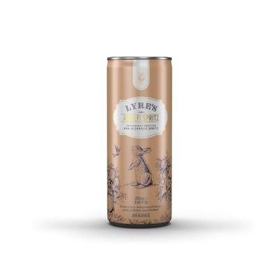 Lyre&#39;s Amalfi Spritz Premium Non Alcoholic Spirits, Ready To Drink Mocktails Nonalcoholic Drinks (New Pack of 4)