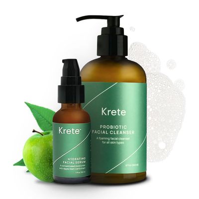 One-Two Punch with Probiotic Facial Cleanser Facial Serum for Men - Moisturize, Hydrate, and Protect Your Skin in 30 Seconds
